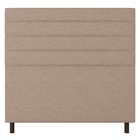 Cabeceira Cama Box Solteiro Napoli 90cm Linho Bege - Desk Des