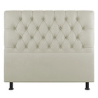 Cabeceira Cama Box Solteiro Nice 90cm Sintético Bege - Desk D