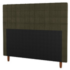 Cabeceira Cama Box Solteiro Parisis 90cm Suede Marrom - Desk