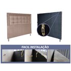 Cabeceira Cama Box Solteiro Veneza Diamond 10 Suede Liso Masc
