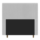 Cabeceira Cama Box Solteiro Vittória 90cm Corano Branco - Des