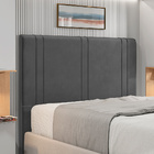 Cabeceira Cama Box Solteiro Vittória 90cm Suede Cinza - Desk