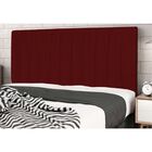 Cabeceira Cama Casal 140 Cm Carla Suede Marsala E Frame