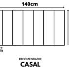 Cabeceira Cama Casal  De Fixar Na Parede Mizza Decor