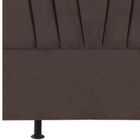 Cabeceira Cama Casal Box Estofada 140 Cm Belgica Corino Marrom