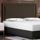 Cabeceira Cama Casal Box Estofado 138 Cm Isadora Veludo Marrom