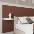 Cabeceira Cama Casal Com Prateleira Angra Exclusive – Morrom