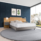 Cabeceira Cama Casal Extensível Com Mesa De Apoio Recife Alba