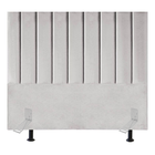 Cabeceira Cama Casal Queen Size160 Cm Sara Linho E Frame Cinz