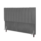 Cabeceira Cama Casal Queen Size 160 Cm Carolina Suede E Frame