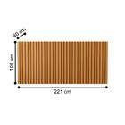 Cabeceira Cama Casal Ripado Bolonha Nature