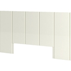 Cabeceira Cama Casal Ripado Dalla Costa 100% Mdf  Off White