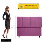 Cabeceira Cama Casal Veludo Premium Rosa