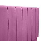 Cabeceira Cama Casal Veludo Premium Rosa