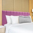 Cabeceira Cama Casal Veludo Premium Rosa