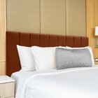 Cabeceira Cama Casal Veludo Premium Terracota