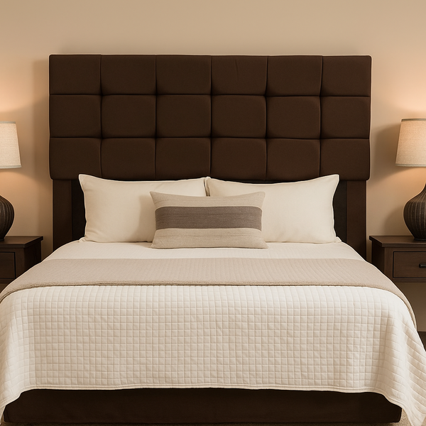 Cabeceira Cama De Queen 160 Cm Estofada Alana Em Suede Com Fr