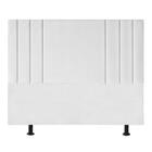 Cabeceira Cama King Box Estofada 195 Cm Isis Corino Branco