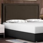 Cabeceira Cama King Box Estofado 193 Cm Isadora Corino Marrom