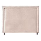 Cabeceira Cama King Box Estofado 193 Cm Texas Veludo Rosé