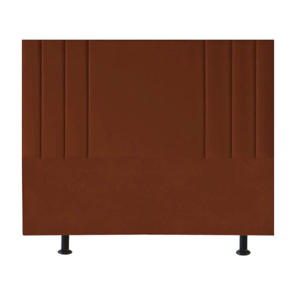Cabeceira Cama Queen Box Estofada 160 Cm Grécia Veludo Terrac