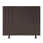 Cabeceira Cama Queen Box Estofada 160 Cm Isis Linho Marrom