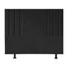 Cabeceira Cama Queen Box Estofada 160 Cm Isis Veludo Preto