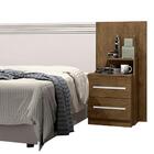 Cabeceira Cama Queen Casal Box Com Mesas De Apoio Detroit Fle
