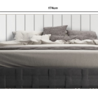 Cabeceira Cama Queen Lambri Painel Mdf Parede Rack 174x60cm