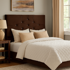 Cabeceira Cama Solteira 90 Cm Camboriú Suede Marrom