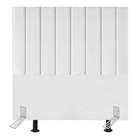 Cabeceira Cama Solteiro Box 100 Cm Luana Corino E Frame Branco
