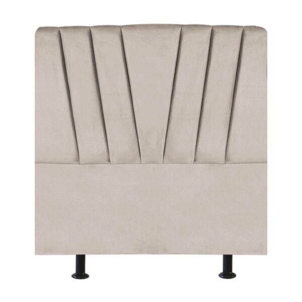 Cabeceira Cama Solteiro Box Estofada 100 Cm Belgica Veludo Be