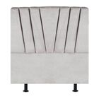 Cabeceira Cama Solteiro Box Estofada 100 Cm Belgica Veludo Ci