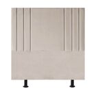 Cabeceira Cama Solteiro Box Estofada 100 Cm Isis Linho Bege