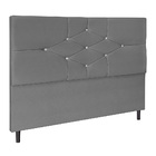 Cabeceira Camboriú Para Cama Box King 195 Cm Suede - Ssx Mult