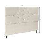 Cabeceira Camboriú Para Cama Box Solteiro 94 Cm Suede - Ssx M