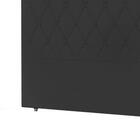 Cabeceira Camponesa Plus Casal 1400mm Suede Negro - Simbal