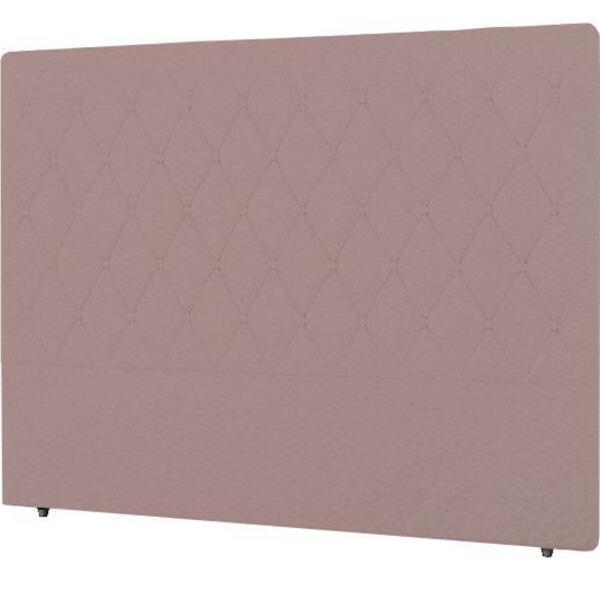 Cabeceira Camponesa Plus Casal 1400mm Veludo Rose - Simbal