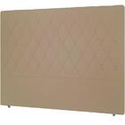 Cabeceira Camponesa Plus Queen 1600mm Veludo Bege Escuro - Si