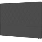 Cabeceira Camponesa Plus Solteiro 900mm Suede Cinza - Simbal