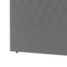 Cabeceira Camponesa Plus Viúva 1000mm Linho Chumbo - Simbal