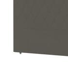 Cabeceira Camponesa Plus Viúva 1000mm Veludo Cacau - Simbal