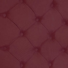 Cabeceira Capitonê Casal 1 40m Jade Suede Marsala - Pallazio