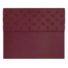 Cabeceira Capitonê Casal 1 40m Jade Suede Marsala - Pallazio