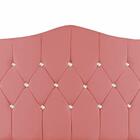 Cabeceira Capitone Para Cama Box Casal 1,40 Cm Atena Rose