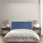 Cabeceira Capitonê Solteiro 0 90m Jade Suede - Pallazio - Azu