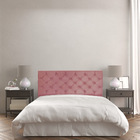 Cabeceira Capitonê Solteiro 0 90m Jade Suede Rosê - Pallazio