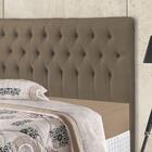 Cabeceira Capitonê Solteiro Box Iasmin Atraente Animale Marro