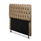 Cabeceira Captonê Pérola Camurça 195cm King