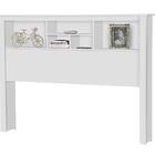 Cabeceira Casal 1,40 Havana Com Nichos Branco - Tebarrot